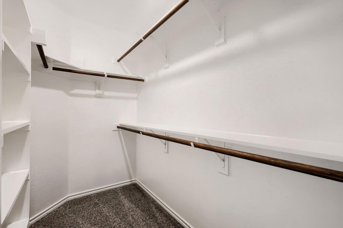 Primary closet at 1212 Rountree Ct, Celina