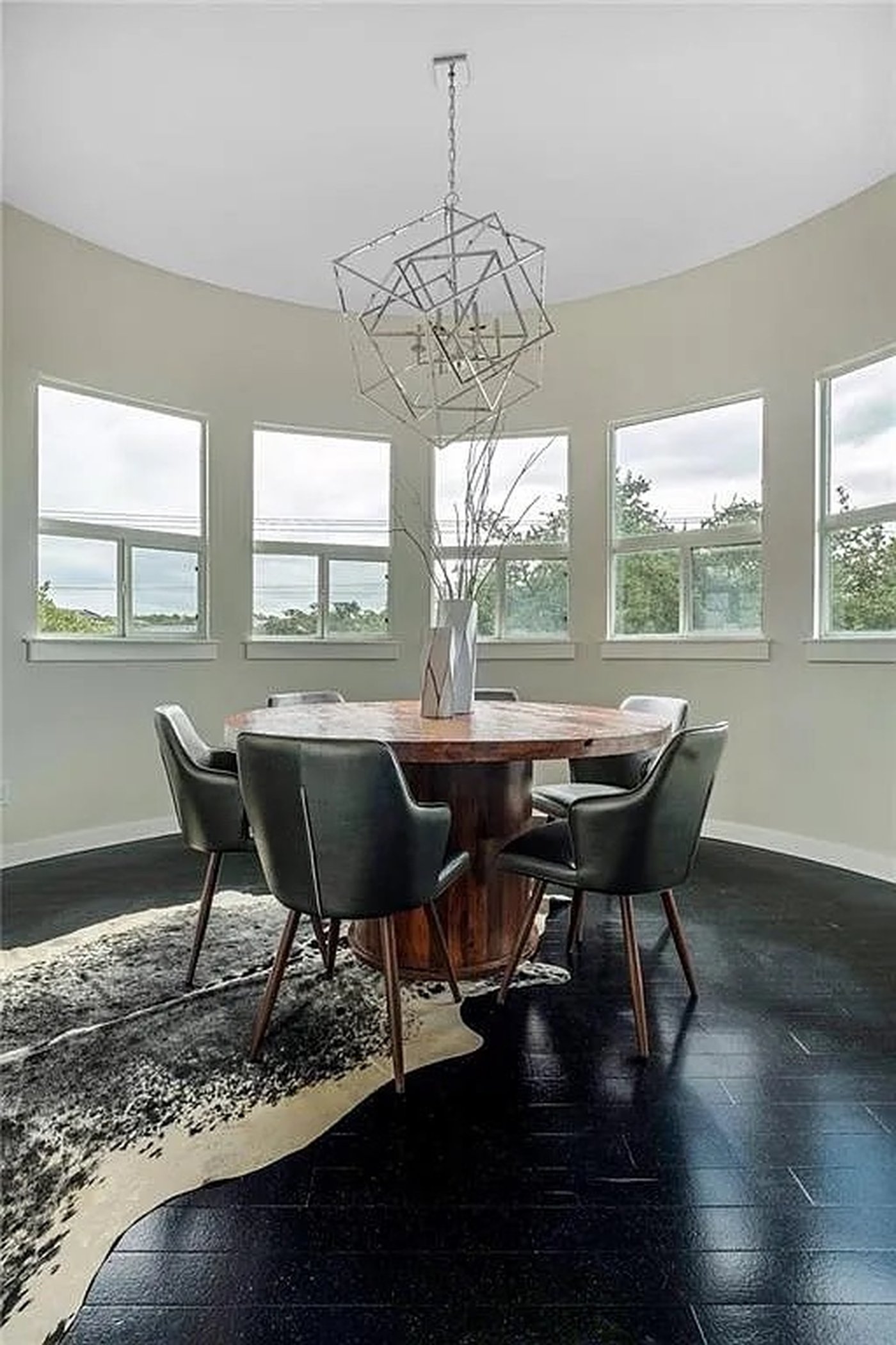 Dining rotunda with abundant natural light at 1310 S 1st St #310 in Austin
