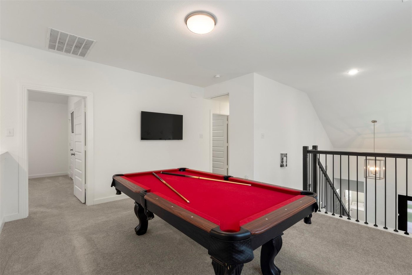 Large upstairs living and game space at 1848 Coronet Ave, Aubrey, TX