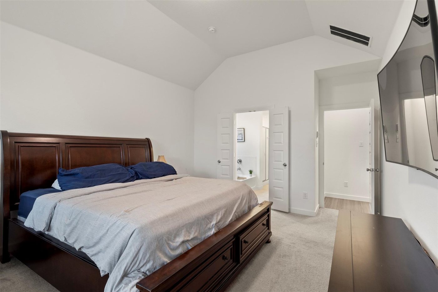 Downstairs primary suite at 1848 Coronet Ave, Aubrey