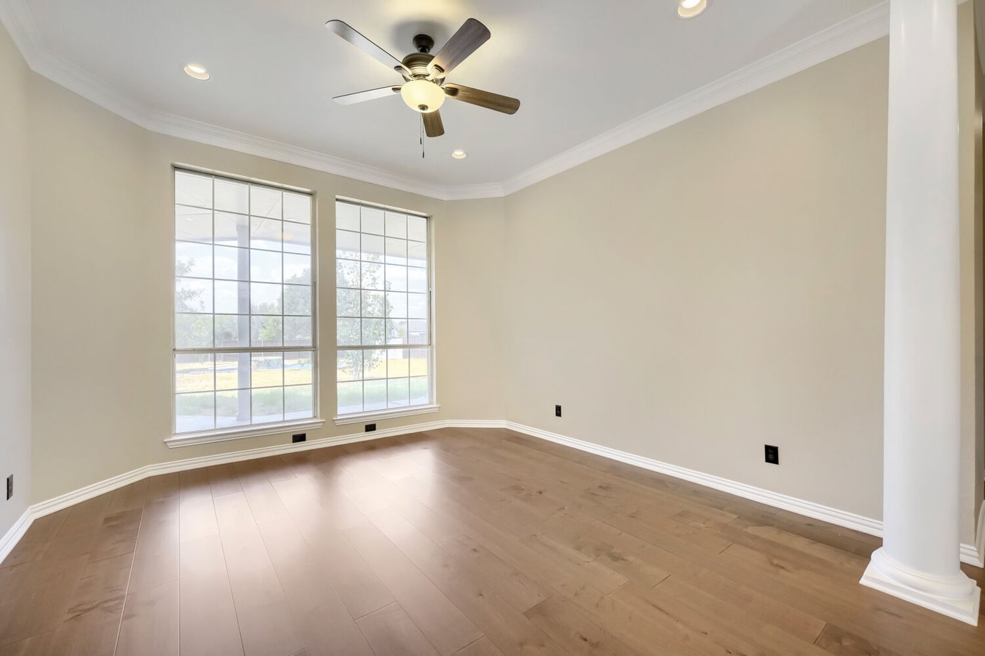 Spacious dining room at 201 N Garza Rd, Shady Shores, TX