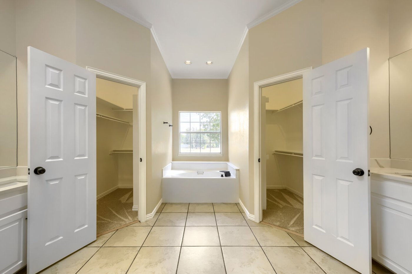 Primary bath vanity at 201 N Garza Rd, Shady Shores, TX
