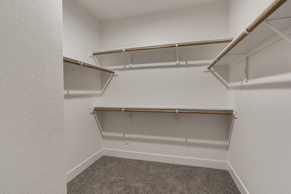 Walk in closet at 206 Topaz, New Braunfels