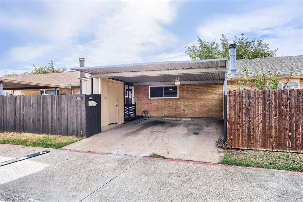 Two covered carport parking spaces at 22 E Townhouse Ln #31, Grand Prairie