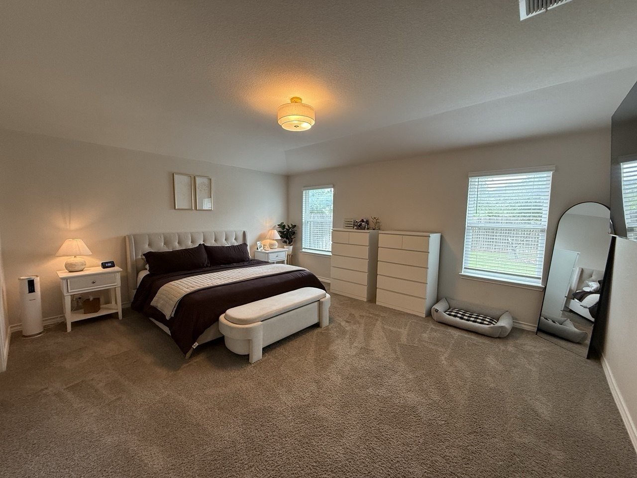 Spacious primary suite upstairs at 22126 Backspin, San Antonio