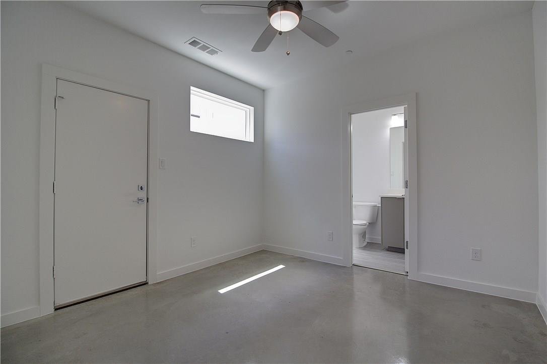 Third bedroom on the entry level at 2310 N Carroll Ave Unit 105, Dallas