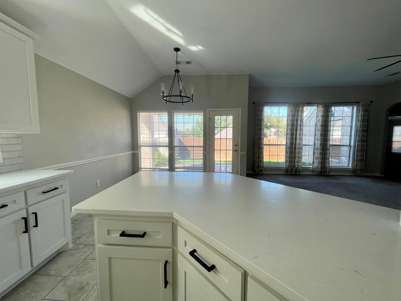 Breakfast area off the kitchen at 6505 Josephine Dr, Arlington