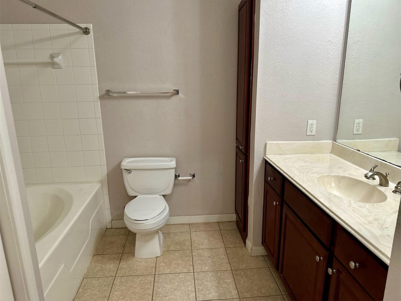 Bathroom at 7575 Kirby Dr #3203, Houston